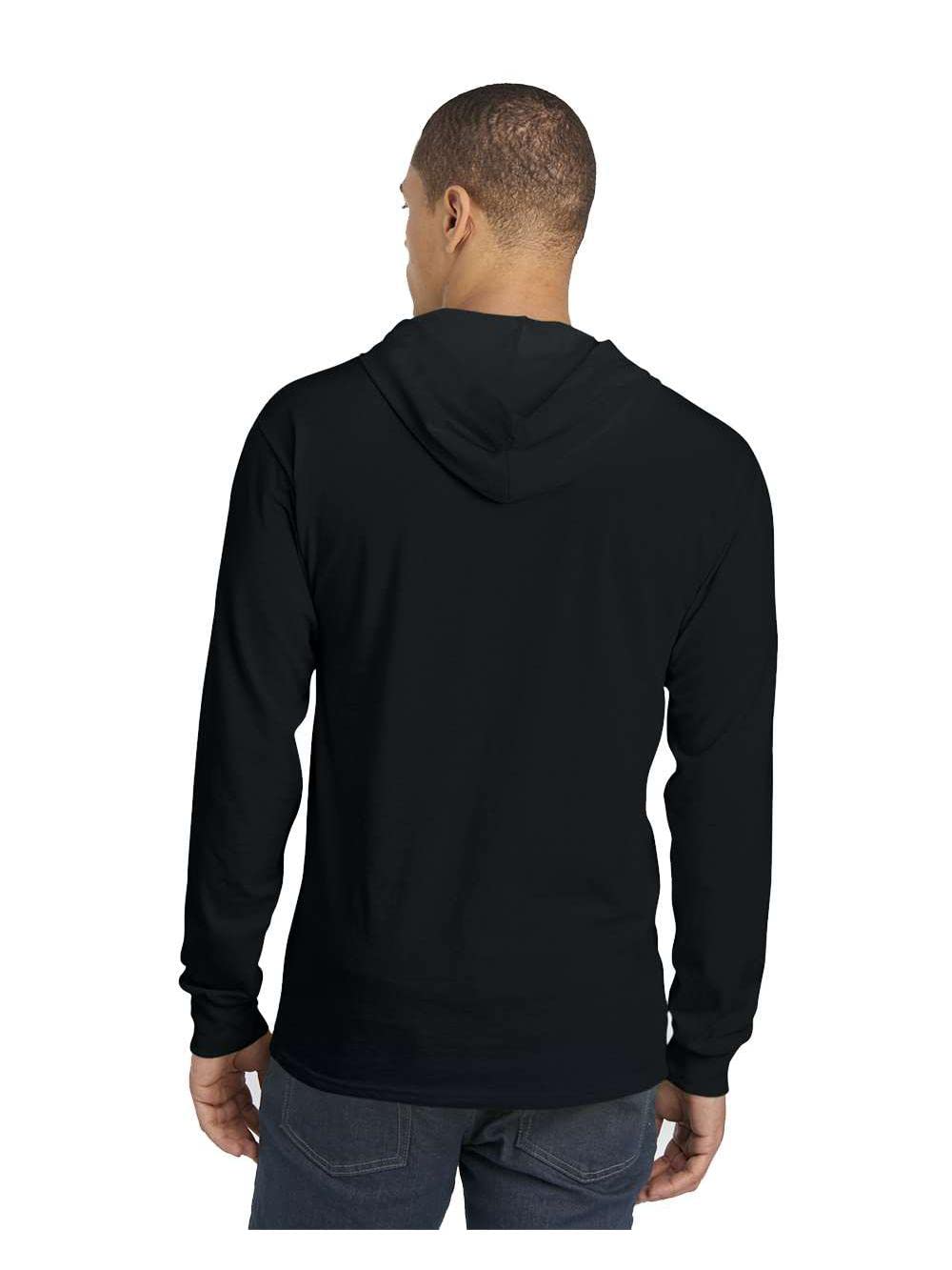 Mens HD cottonJersey Hooded T-Shirt - SAFETY ORANgE - S(D0102H7MSNP)