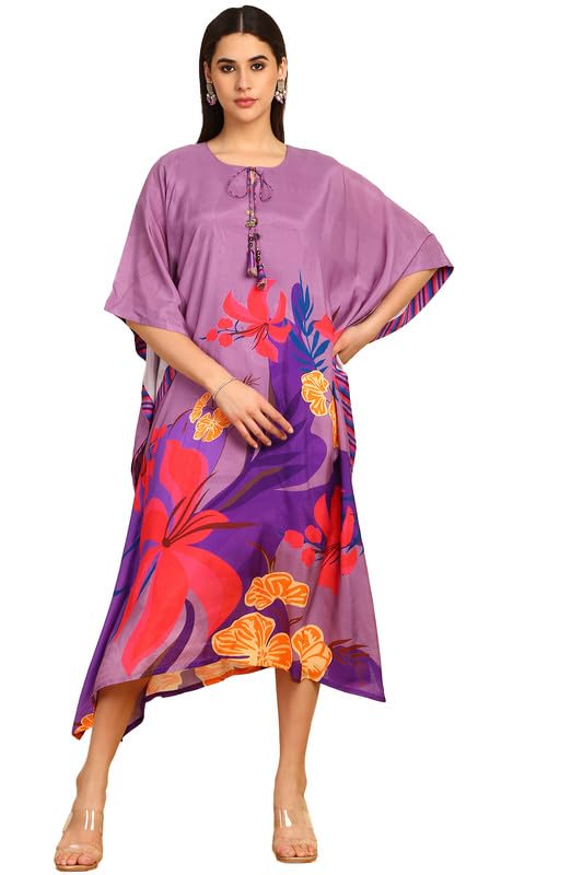 Soch Women Pattern: Floral Style Type: Flared Top Closure: Slip On Package Contains: Kaftan