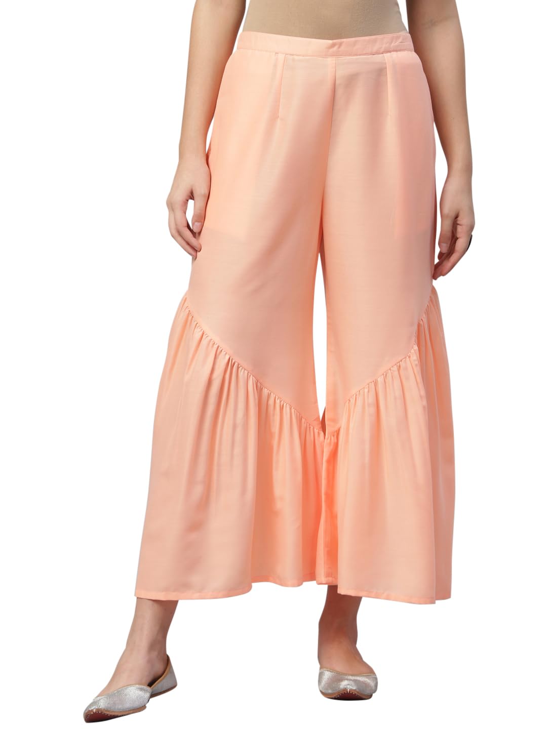 Libas WomenS Regular Sharara (Pl762_Peach_S)