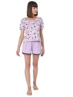 Vero Moda Ease Regular Fit Night Set (10272393_Lavendula_S) Lavender