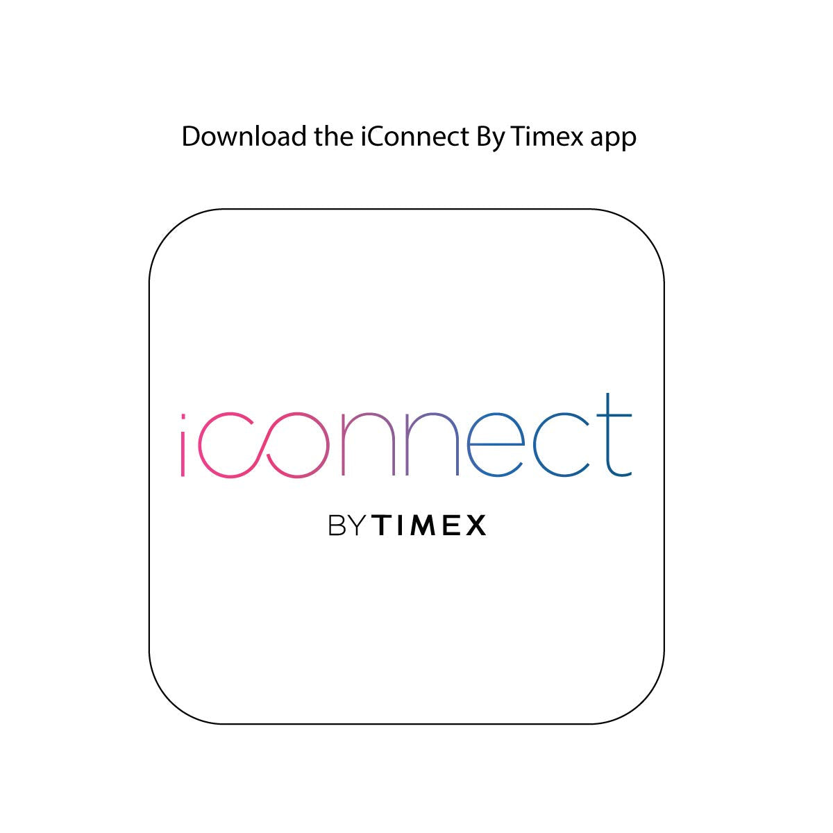 iConnect by Timex TW5M31600 Classic Round Gunmetal Smartwatch, Gray Silicone Strap