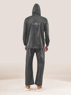 Lux Venus Plain Tapping Rain Suit For Men Grey