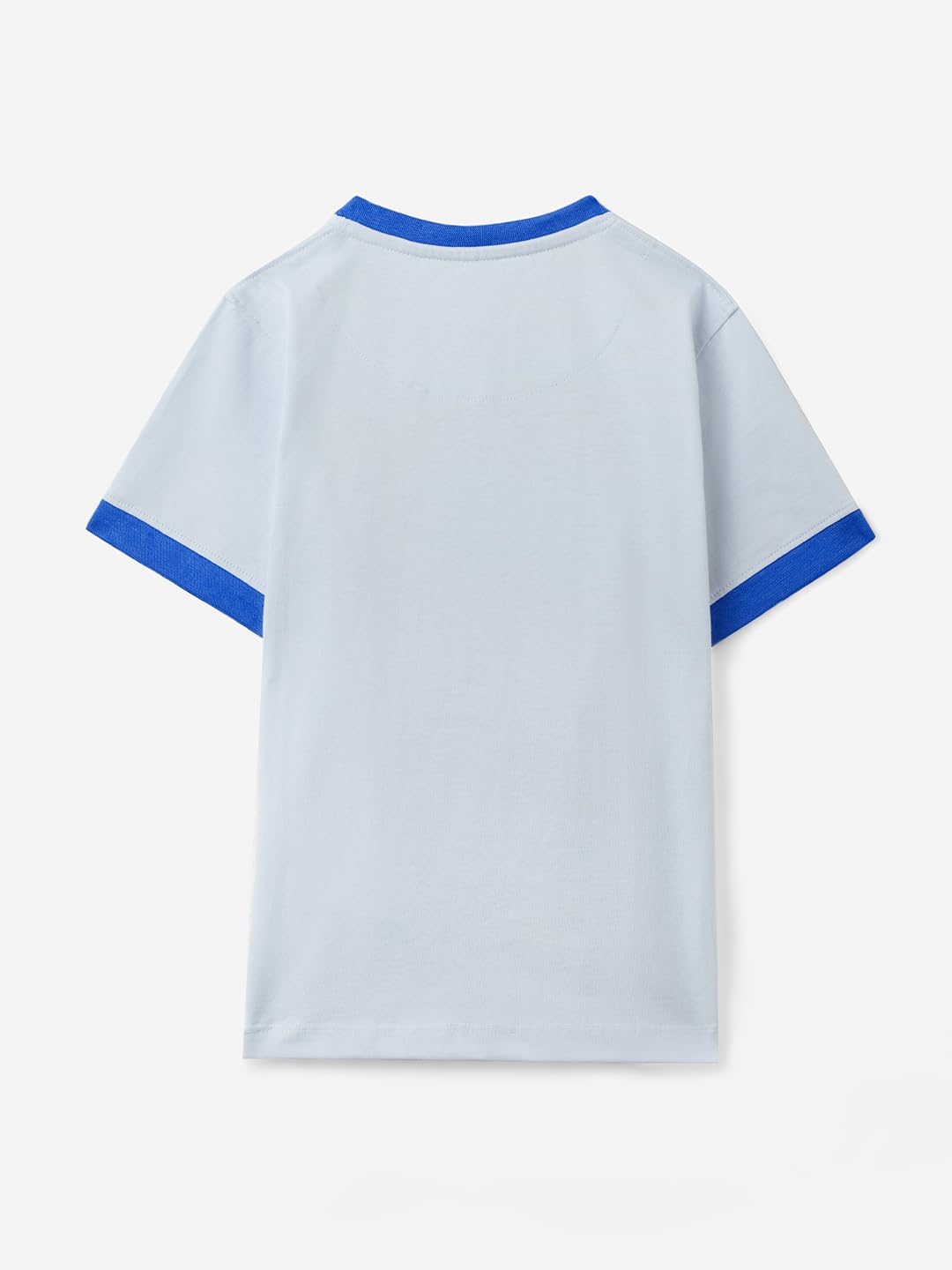 The Souled Store Official Donald Duck : Explorer Boys Short Sleeve Round Neck Graphic Printed Regular Fit Cotton T-Shirts Blue