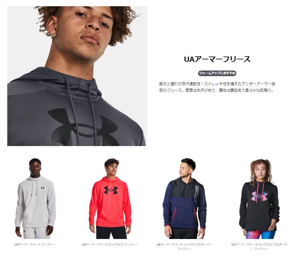 Under Armour Men's ArmourFleece Twist Hoodie, (410) Midnight Navy / / Black, XX-Large