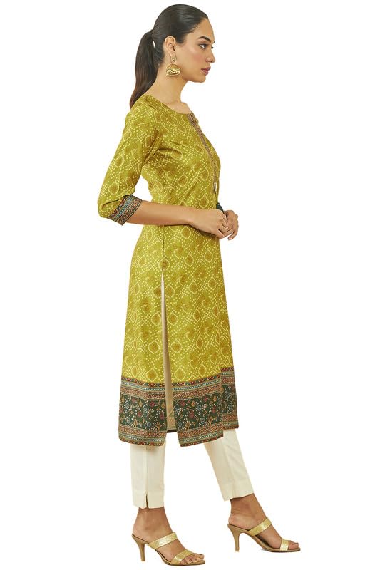 Soch Women Satin Regular Kurtas