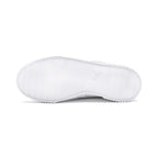 PUMA Women's CARINA L Sneaker, Puma White-Puma White-Puma Silver, 8