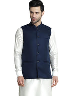 Jompers Mens Solid Nehru Jacket