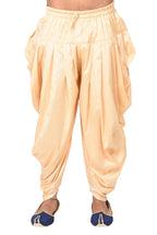 Manyavar MenS Patiala Salwar, Blended Viscose Solid/Plain Patiala Fawn (S)