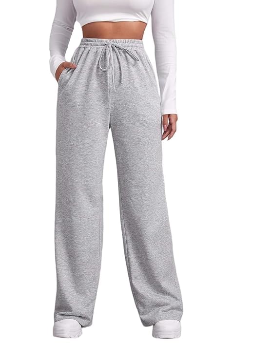 O3E Women Track Pants  Cotton Joggers With Elastic Waistband & Pockets | Comfortable Activewear For Gym, Running & Casual Wear  2