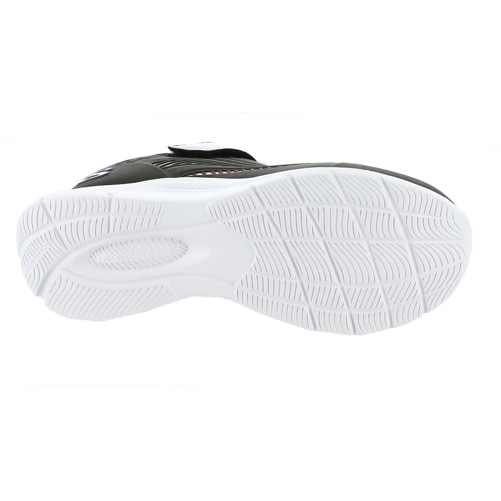 Skechers Girls Jumpsters 2.0-Blurred Dream Sneaker, Black/Multi, 1 Little Kid