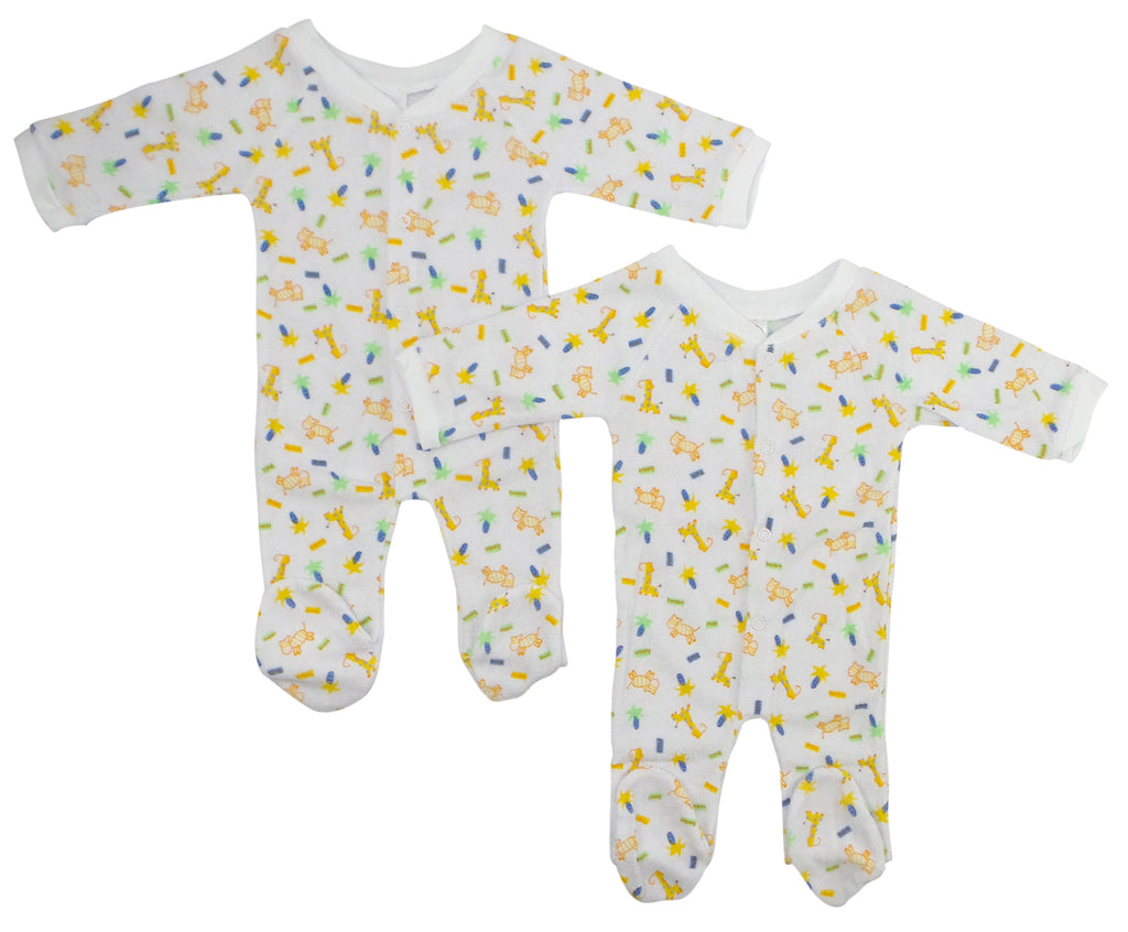 Bambini One Pack Terry Sleep & Play (Pack Of 2) - Small-like New