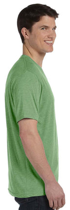 Unisex Triblend V-Neck T-Shirt - BLUE TRIBLEND - S(D0102H7W79X)