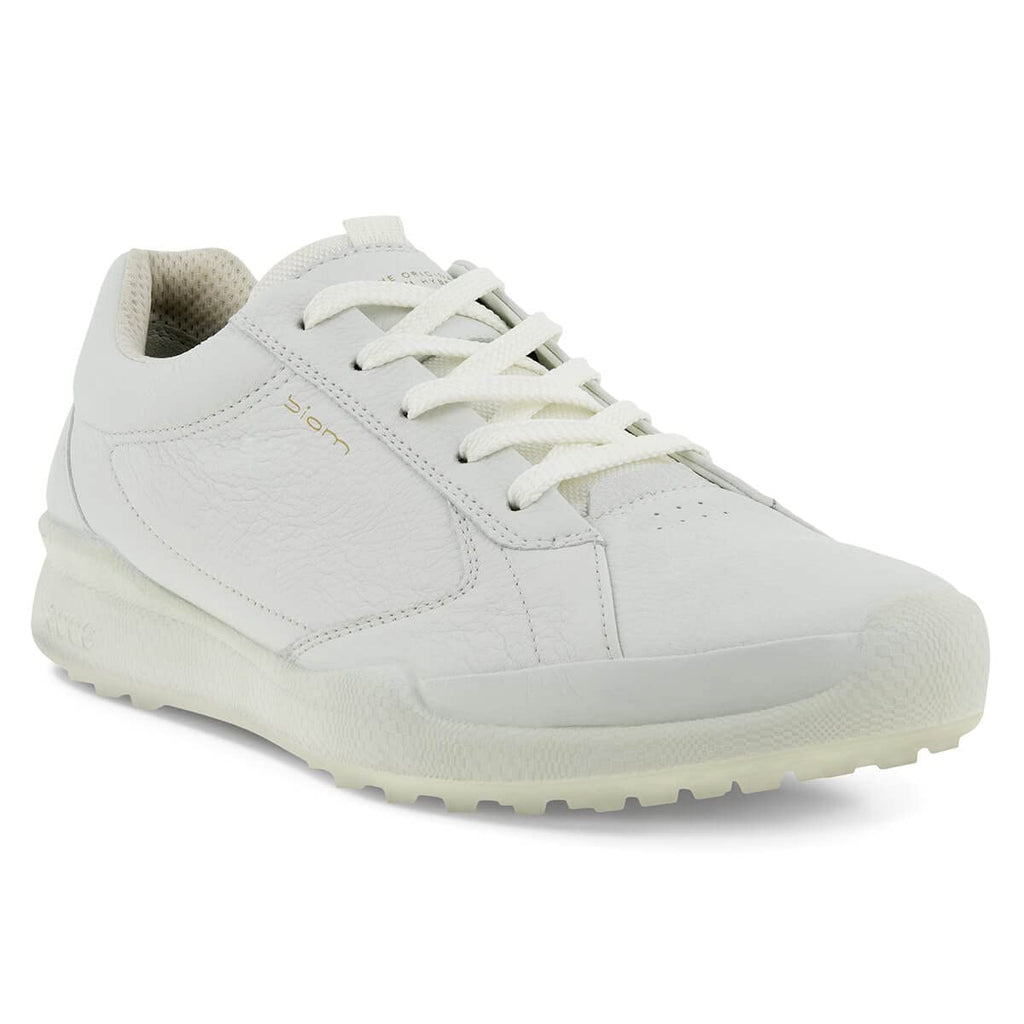 ECCO Men's Biom Hybrid Original Hydromax Water Resistant Golf Shoe, White, 8-8.5