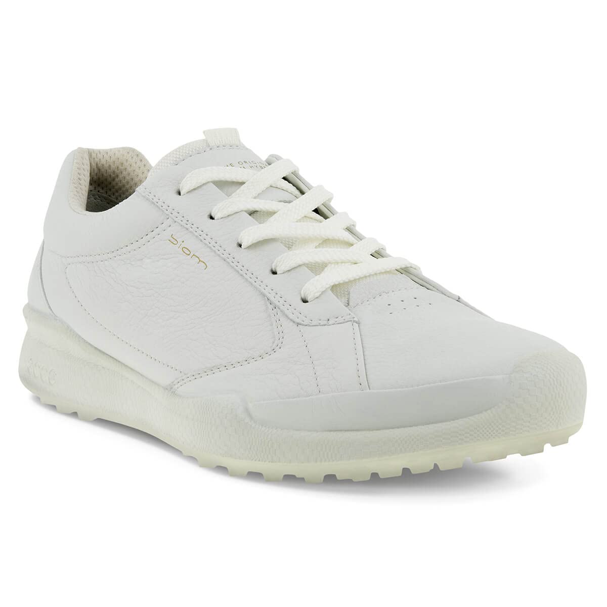 ECCO Men's Biom Hybrid Original Hydromax Water Resistant Golf Shoe, White, 8-8.5