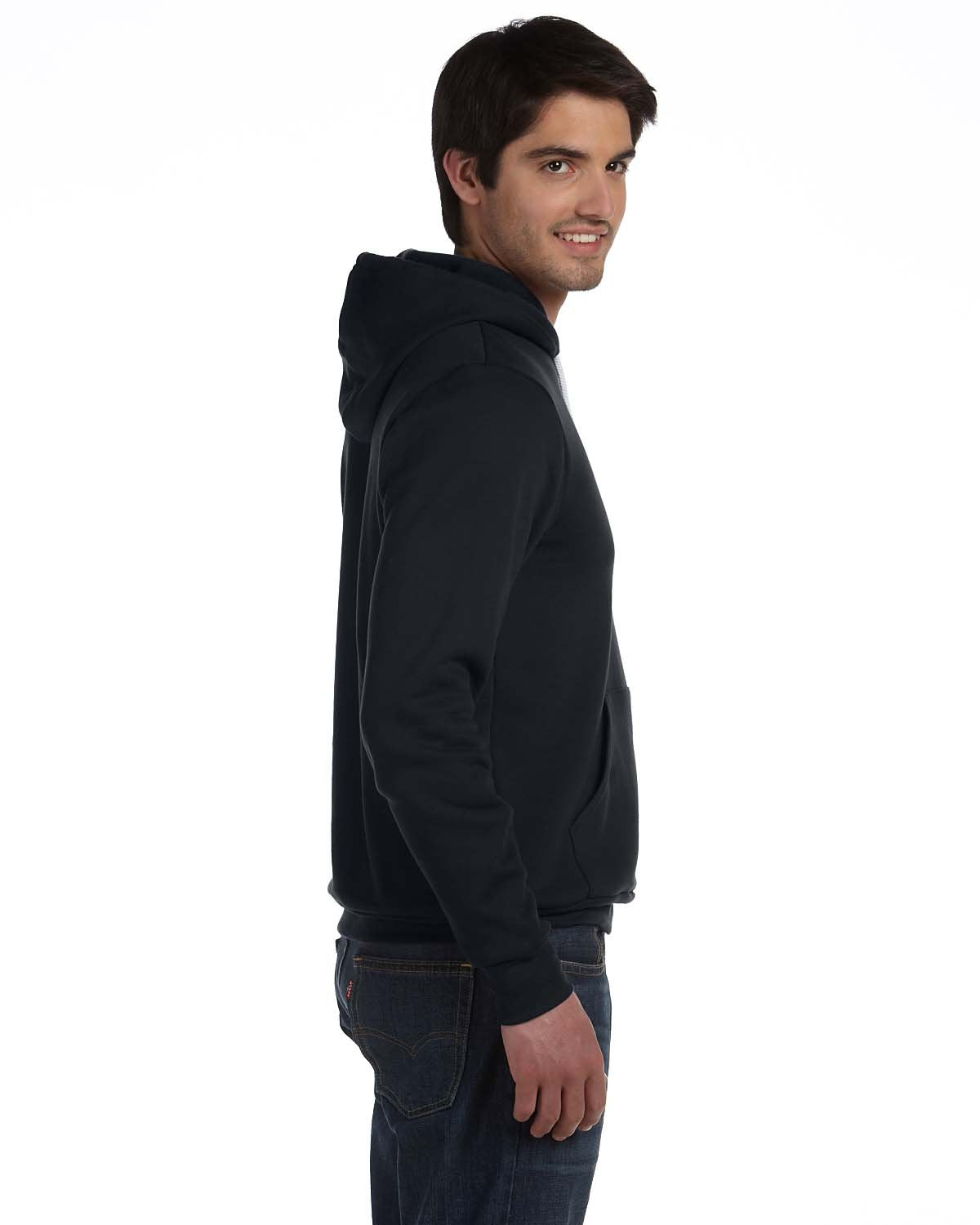 Unisex Sponge Fleece Pullover Hoodie - NAVY - S(D0102H7WI6T)