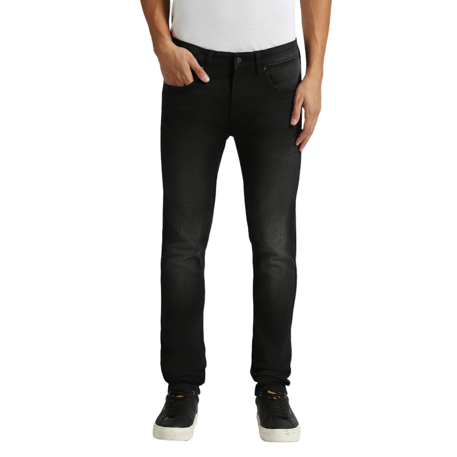 Chinox Black Mid Rise Skinny Jeans