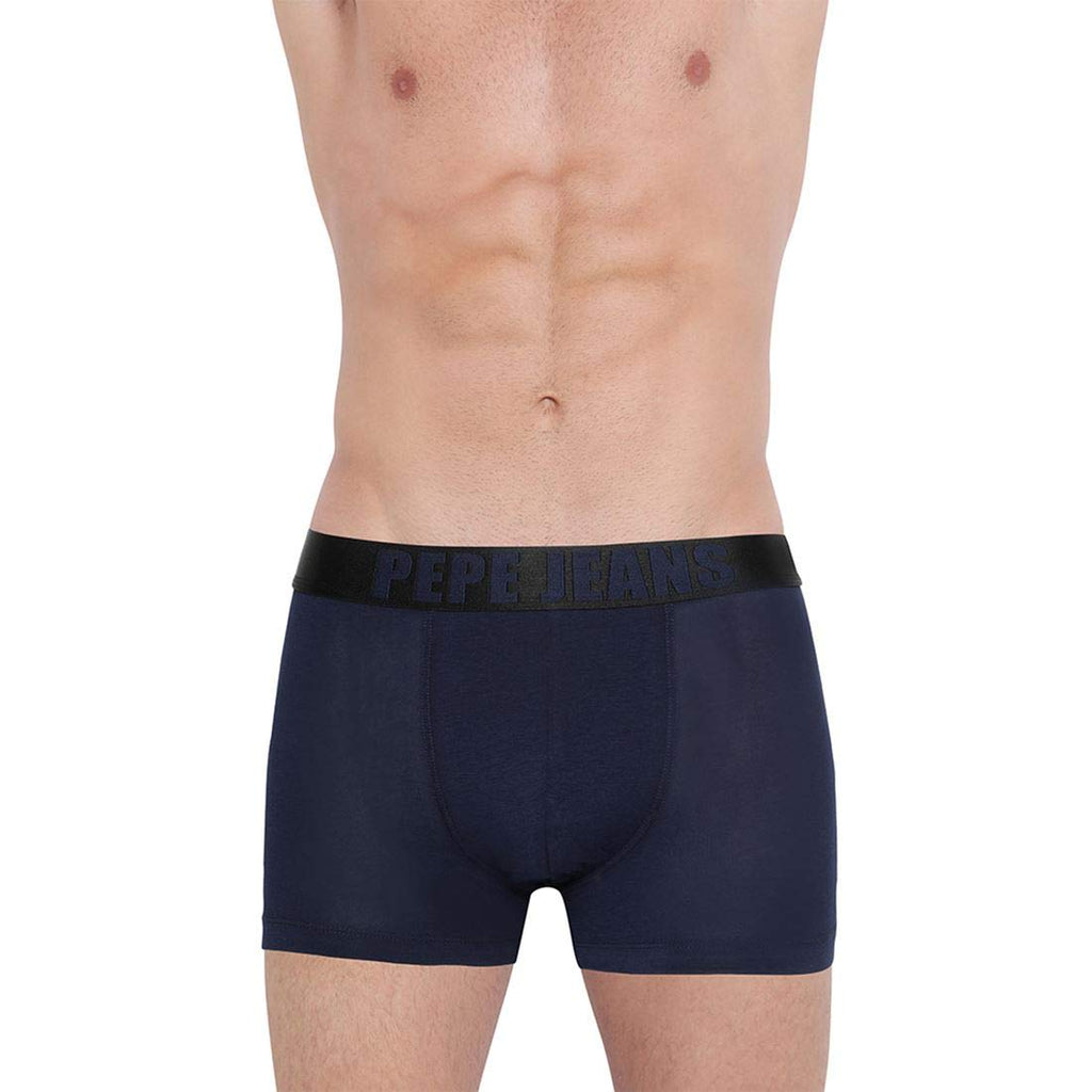 Pepe Jeans Innerwear MenS Cotton Trunks (Pack Of 1) (Opt01-01_Dark Royal_Dark Royal_80-85_Dark Royal_Blue_85 Cm)