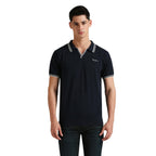 Pepe Jeans MenS Solid Regular Fit T-Shirt (Pm702450_Navy