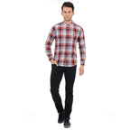 Pepe Jeans MenS Checkered Slim Fit Casual Shirt (Pm306552_Red 2Xl)
