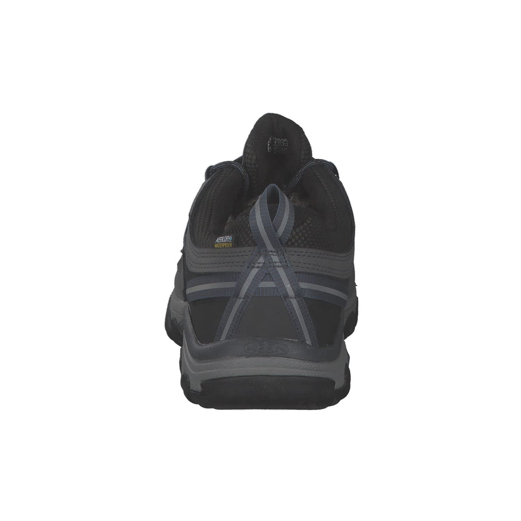 KEEN Men's Targhee 3 Low Height Waterproof, Steel Grey/Captains Blue, 11