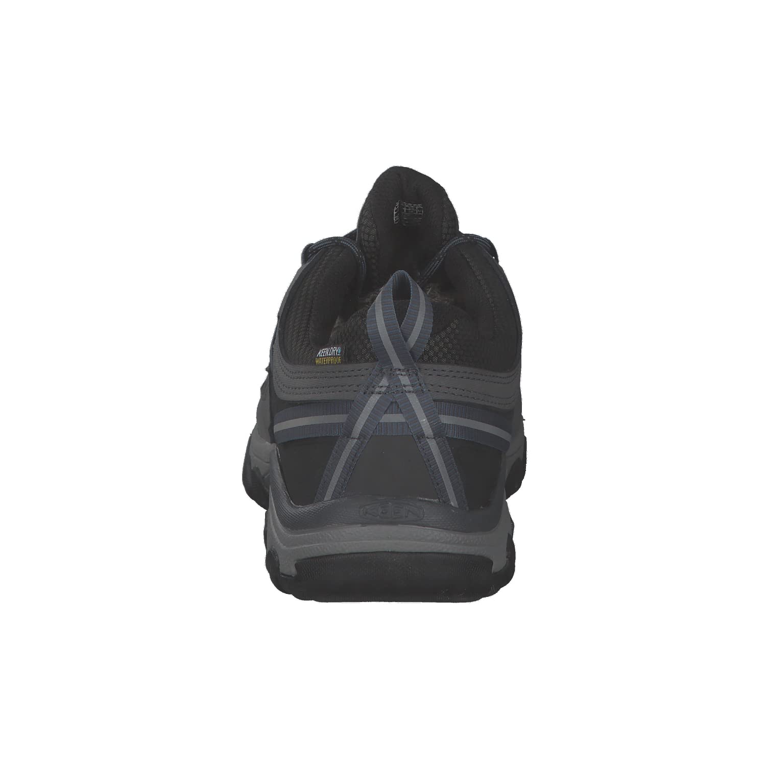 KEEN Men's Targhee 3 Low Height Waterproof, Steel Grey/Captains Blue, 11