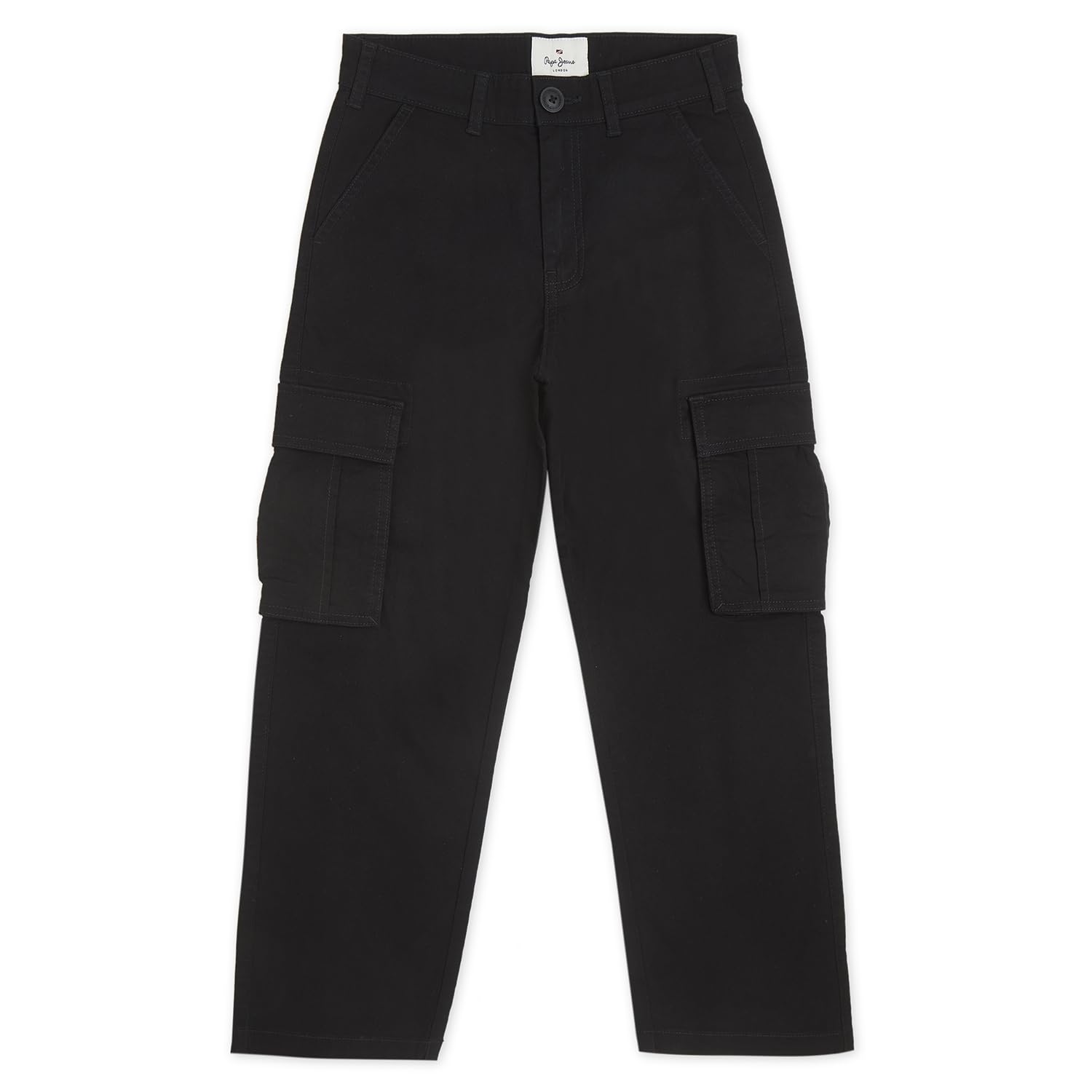 Boys Black Lightweight Cargo