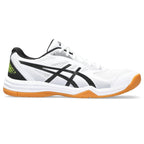 ASICS Men's Upcourt 5 Indoor Sport Shoe, 8, White/Safety Yellow