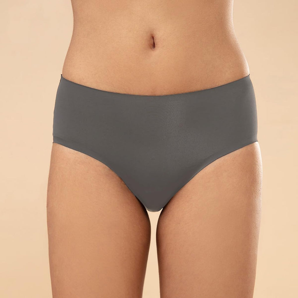 Nykd (Nyp210 Stretchable High Rise Boyshorts Underwear For Women | Ultra Soft, Comfortable & Breathable Fabric With No Visible P