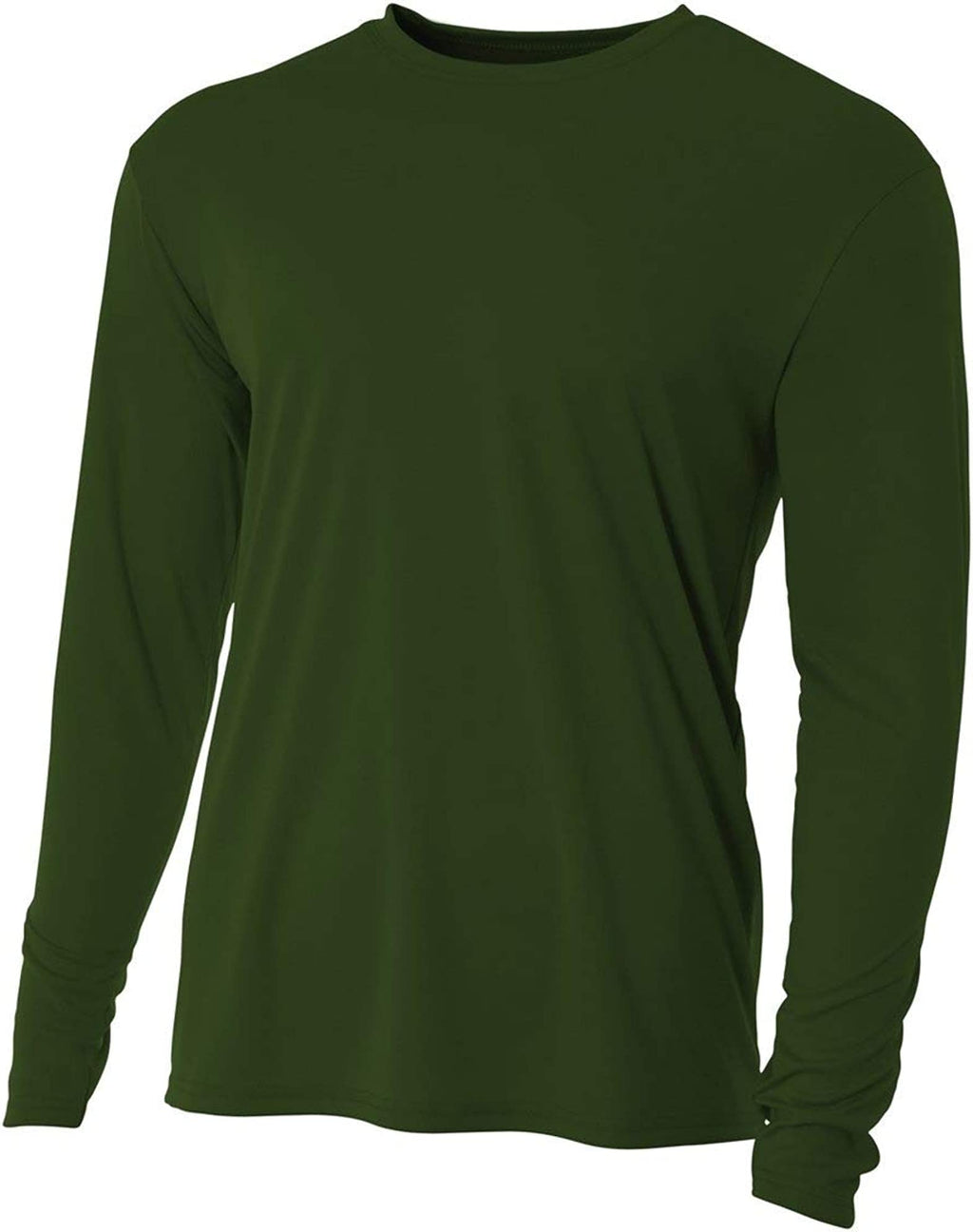 Mens cooling Performance Long Sleeve T-Shirt - ATHLETIc ORANgE - S(D0102H7KB92)