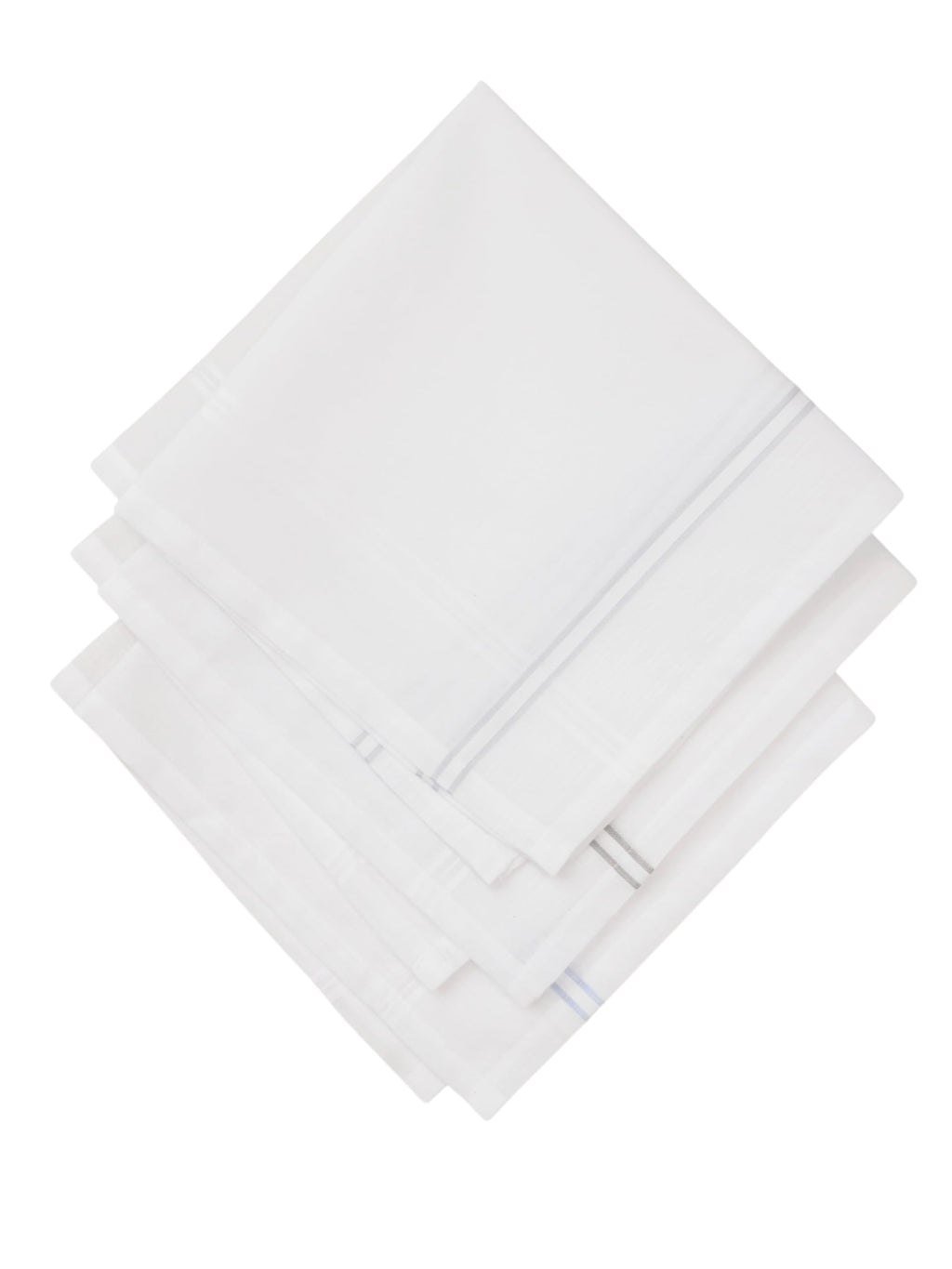 Manyavar Mens Pure Cotton Handkerchief (White)