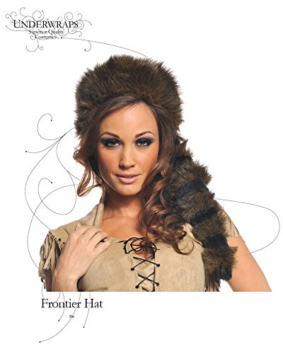 Frontier Faux Fur Raccoon Tail Costume Accessory Hat