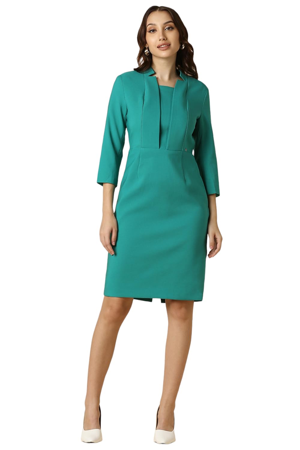 Allen Solly Women Solid Polyester Jumpsuit