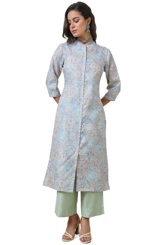 Soch Women Floral Print Rayon Kurta