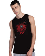 Bewakoof Mens Iron Man Graphic Printed 100% Cotton T-Shirt - Regular Fit, Round Neck, Sleeveless