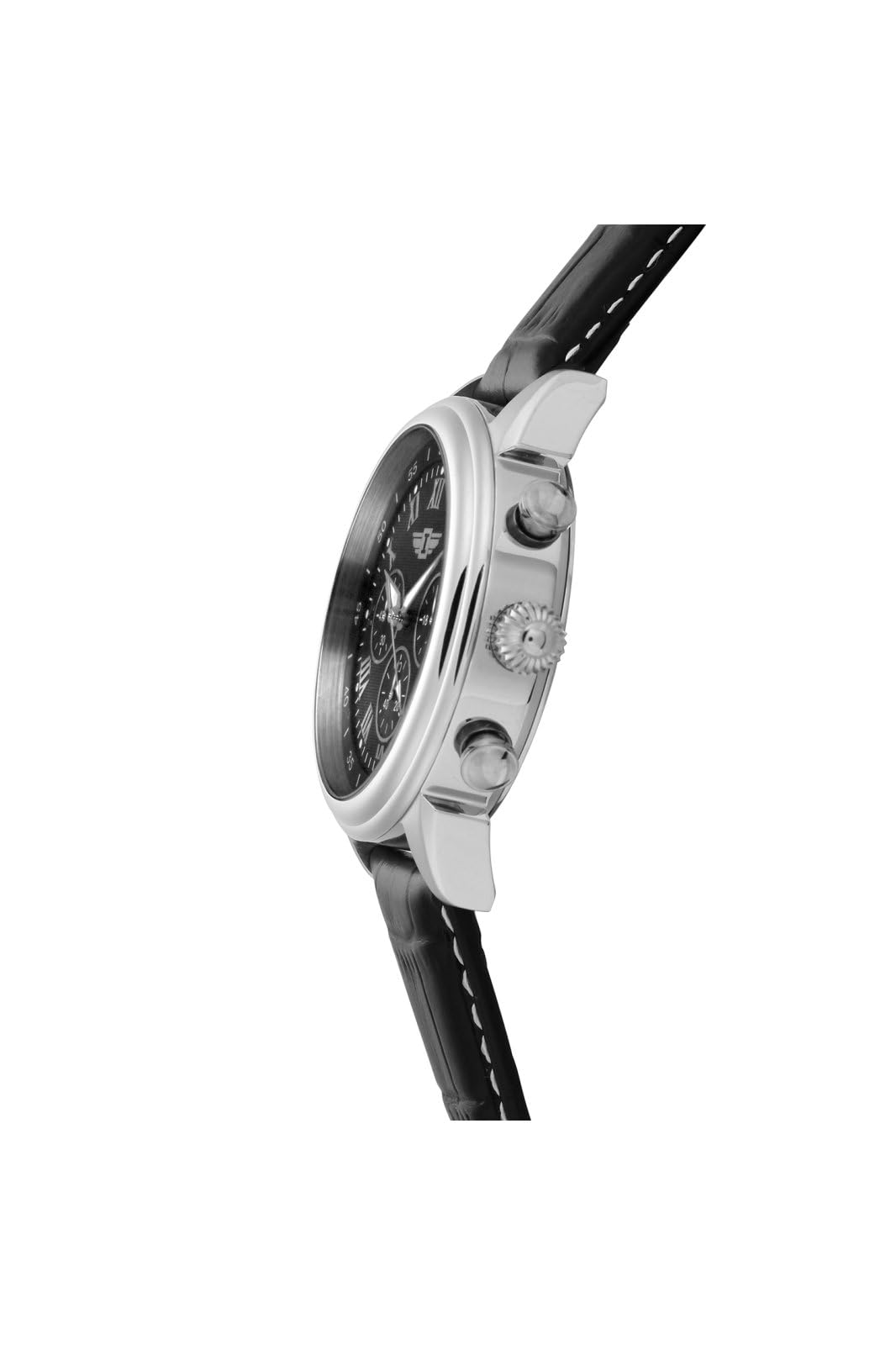 I By Invicta Men's 90242-001 Chronograph Black Dial Black Leather Dress Watch