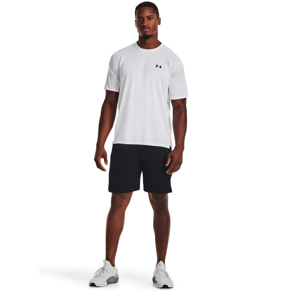 Under Armour Men's Tech Vent Shorts, (001) Black/Black/Black, Large