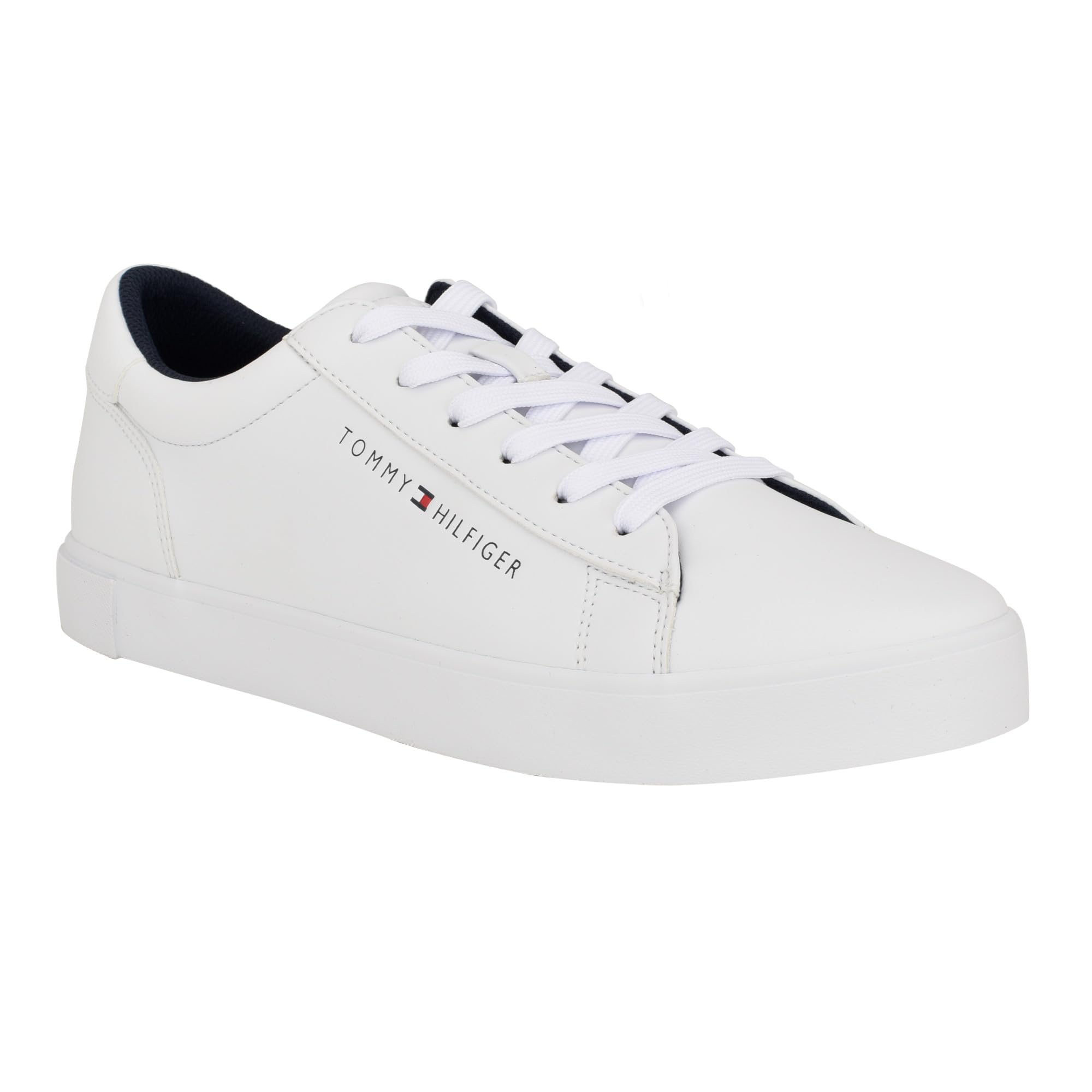 Tommy Hilfiger Men's RIBBY Sneaker, White 140, 8.5