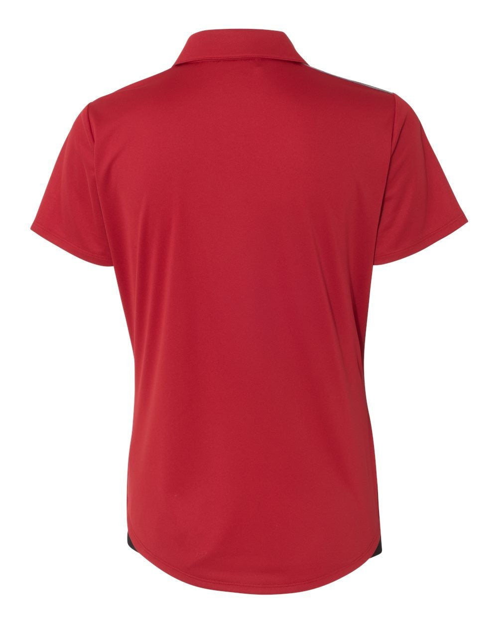 Adidas Golf A235 Ladies 3-Stripes Shoulder Polo, Power Red, Large