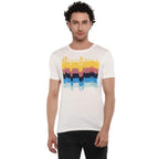 Pepe Jeans MenS Printed Slim Fit T-Shirt (Pm506676_Ecru_S)
