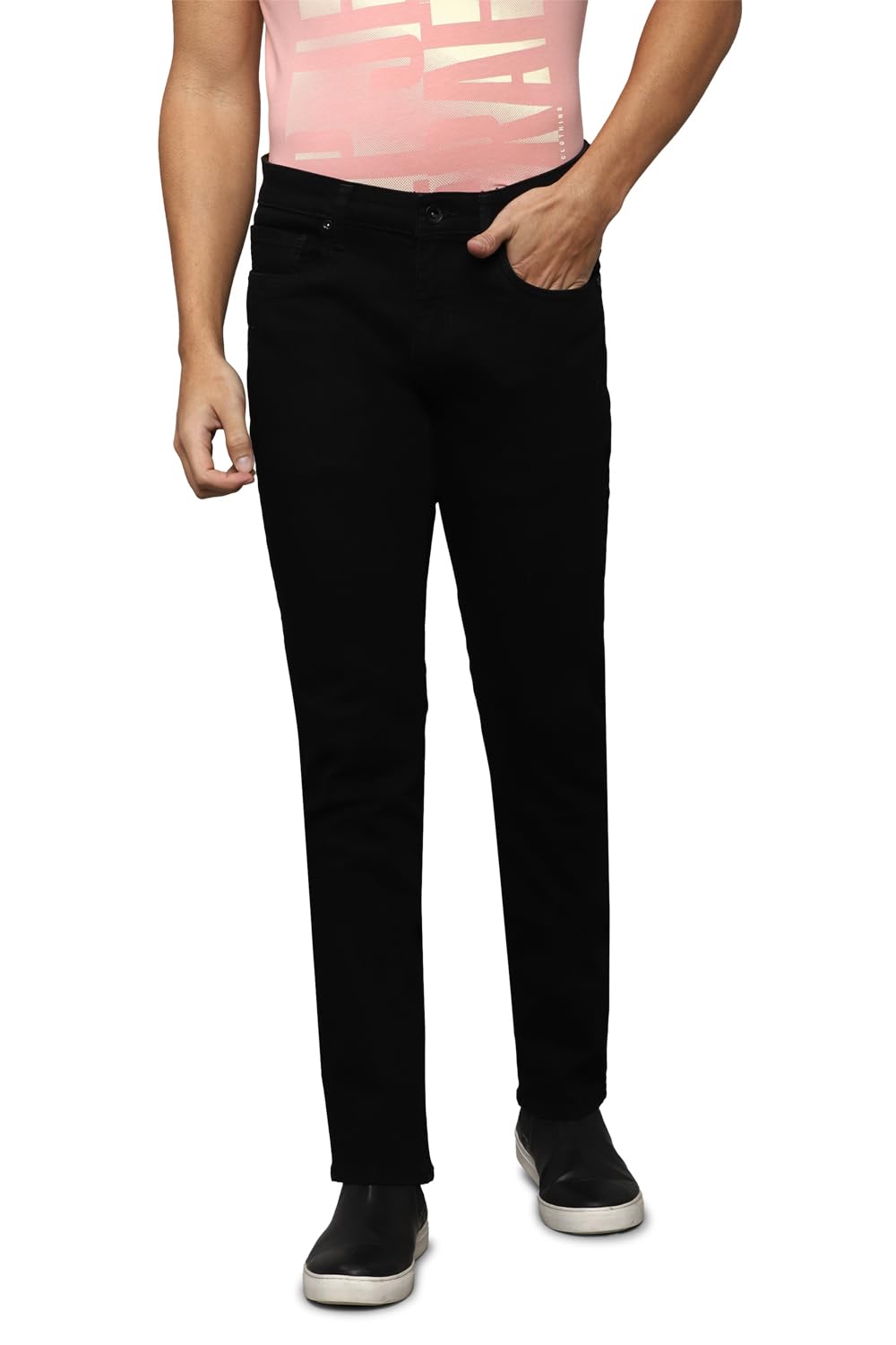 Louis Philippe MenS Slim Low Rise Jeans (Lrdncslp390311_Navy, 32