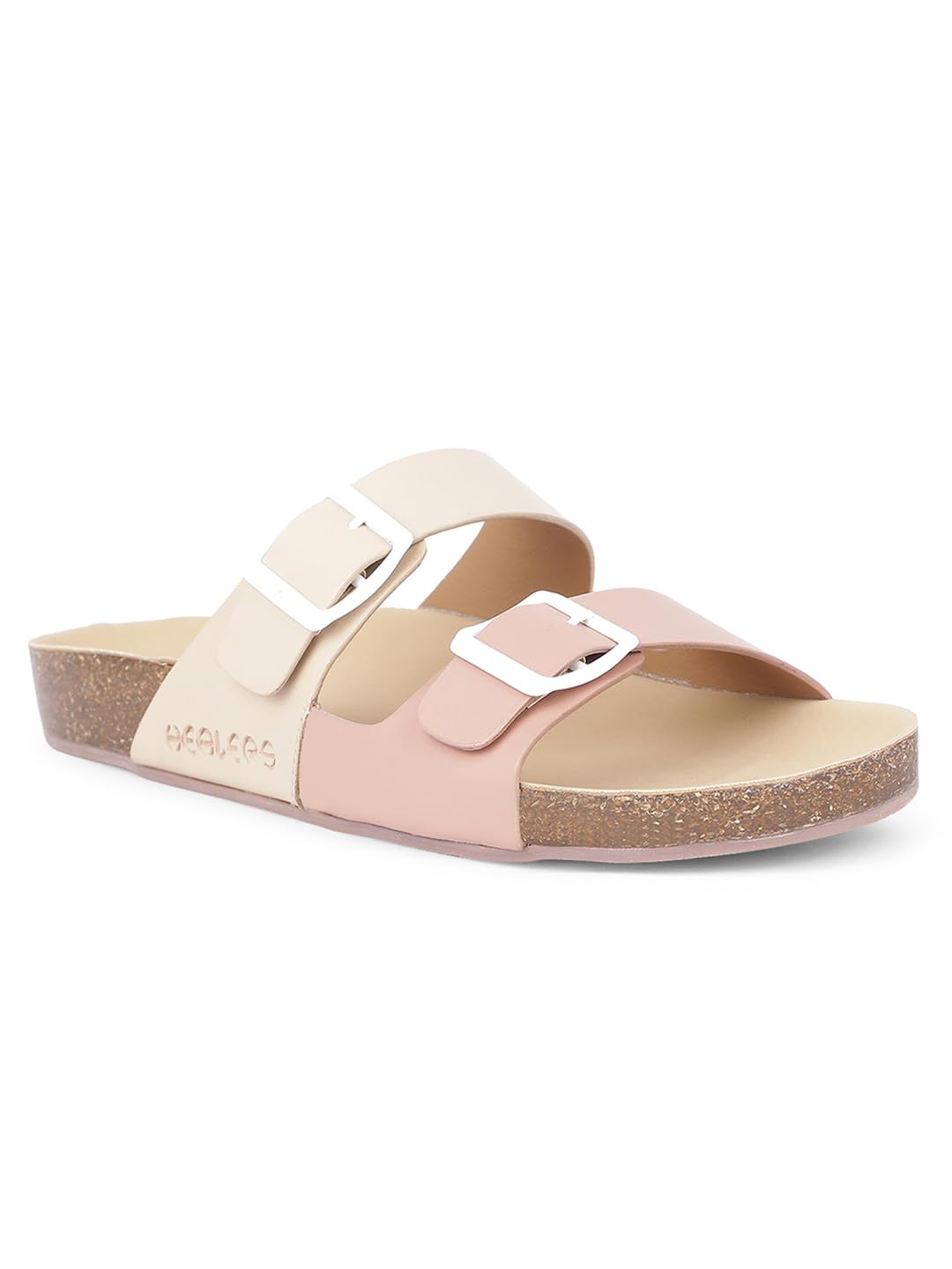 Liberty Healers J33213 Casual Slipon With Buckle Sliders For Women  TPR Sole | PU Upper | Synthetic Insole | Comfortable & Mo 6
