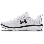 Under Armour Mens Charged Assert 9 Marble Running Shoe, White(101)/Black, 12 US