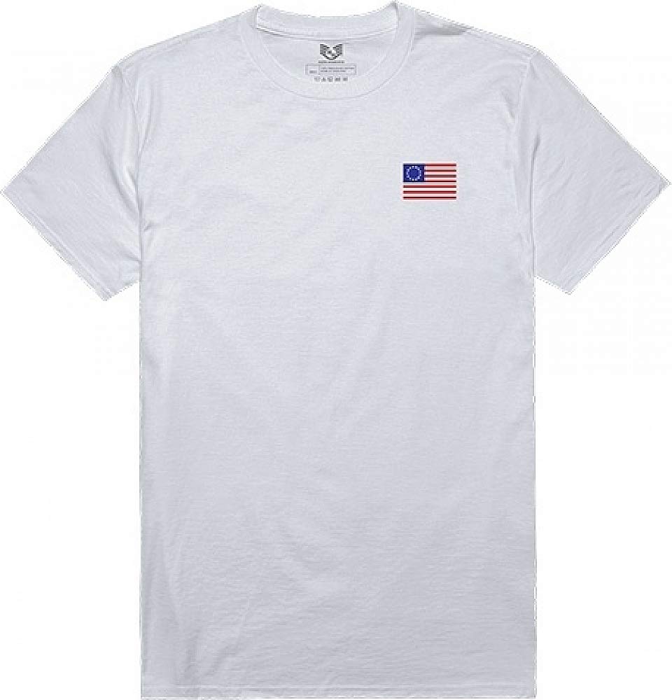 Relaxed Graphic T, Betsy Ross 1, White, M