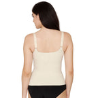 Zivame All Day Light Weight Shaping Vest for Women - Oyster White