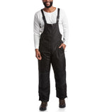 Perry Ellis Men's Snow Bib - Insulated Waterproof Snow Pants SkiSnowboard Overalls (M-3XL), Size Small, Black