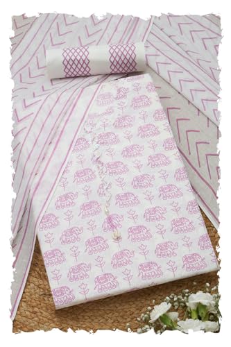 Soch Women Cotton Ethnic Motifs Unstitched Dress Material with Beads