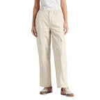 Pepe Jeans Women Mid Rise Regular Casual Pants (Pl211790_Ecru White, Xl)