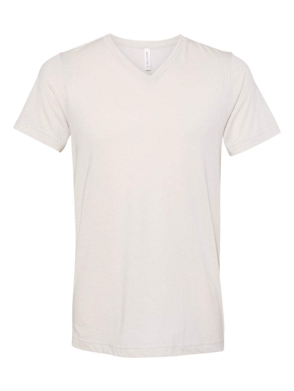 Unisex Triblend V-Neck T-Shirt - BLUE TRIBLEND - S(D0102H7W752)