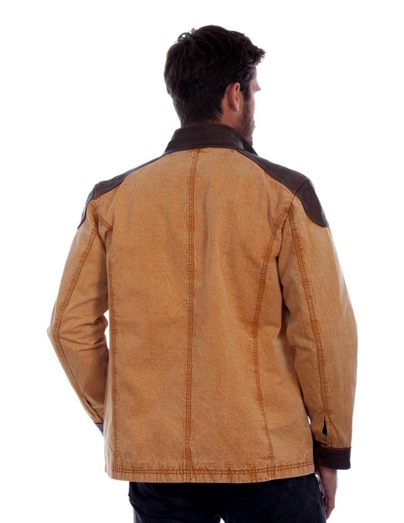 MEN'S JACKET W/CANVAS