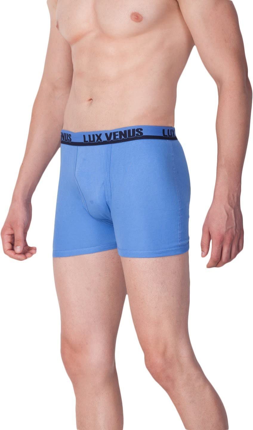 Lux Venus Cotton Assorted Solid/Plain MenS Trunk - Pack Of 5 (Vns-Fcd-Assorted)